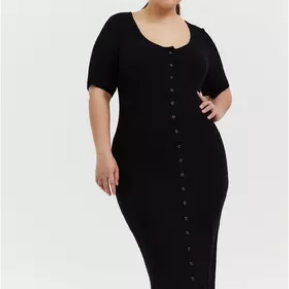 Torrid knit snap front dress